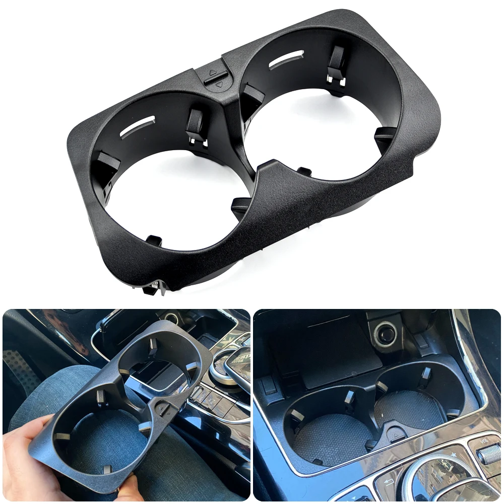 

For Mercedes Benz C E GLC Class W205 W213 W253 W447 Center Console Insert Drinks Cup Holder Car Interior Accessories Parts