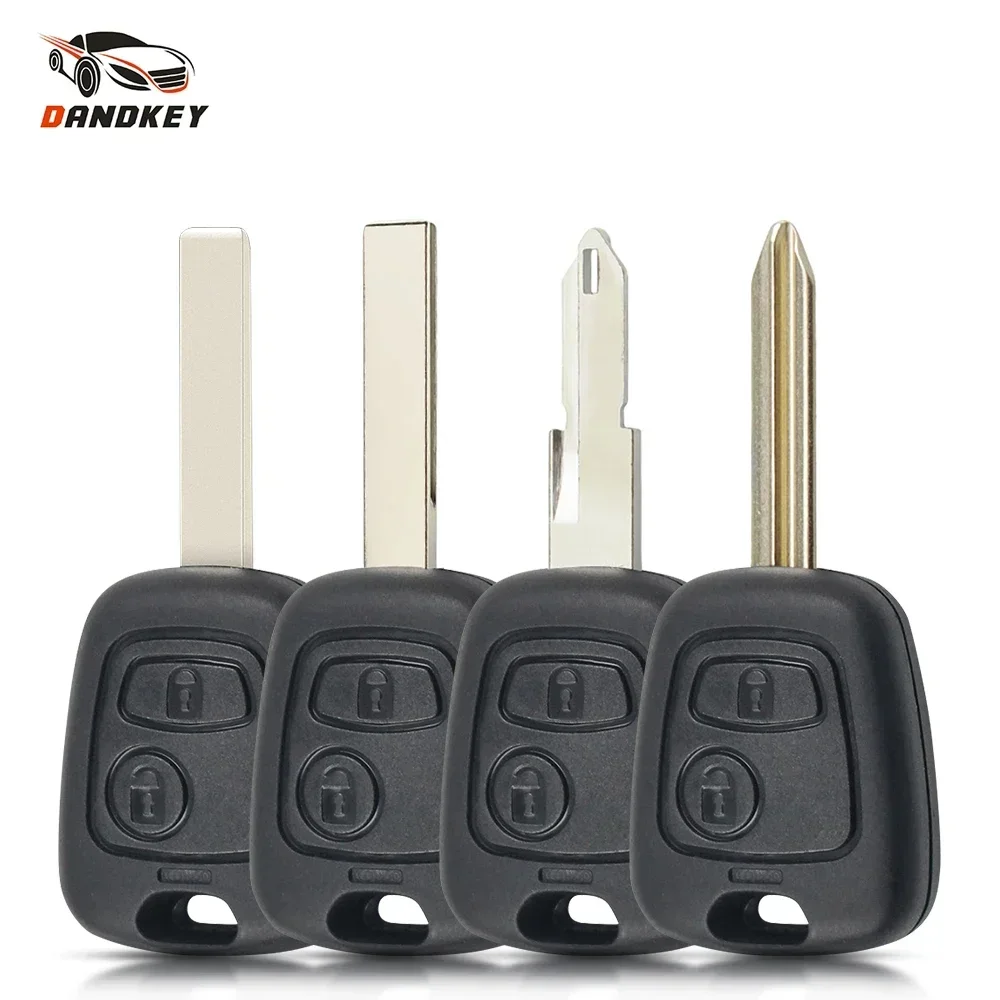 

Dandkey 3pcs Remote Car Key Shell Case For Peugeot 106 107 206 306 307 207 407 For Citroen Saxo Picasso Xsara Berlingo 2 Buttons