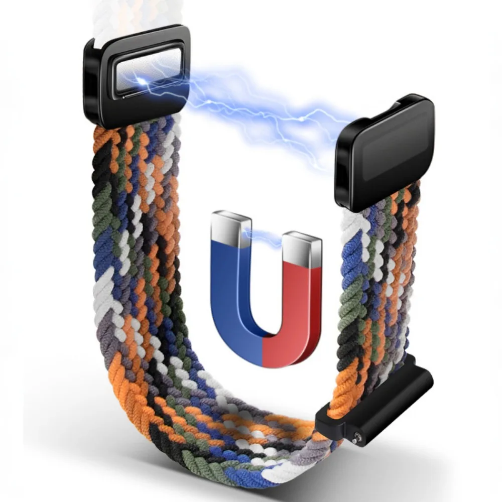 22 مللي متر 20 مللي متر حزام مضفر لساعة سامسونج جالاكسي 7 FE 6 كلاسيك 5pro 4 سوار نايلون لساعة هواوي GT6 Pro/GT6/5/4 46 مللي متر