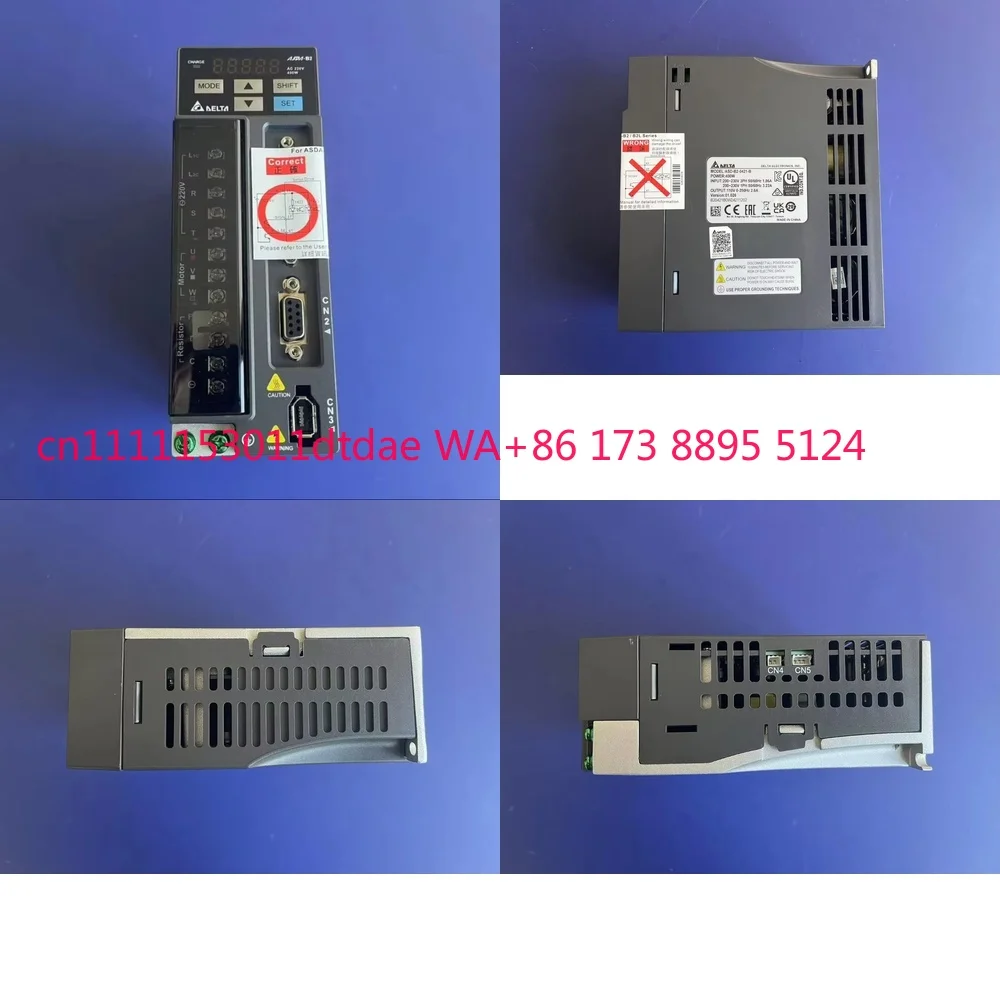 ASD-B2-0421-B Servo Drive for B2 Series 400W 220V 1 Phase or 3 Phase AC Input 2.6A High Precision Industrial Automation