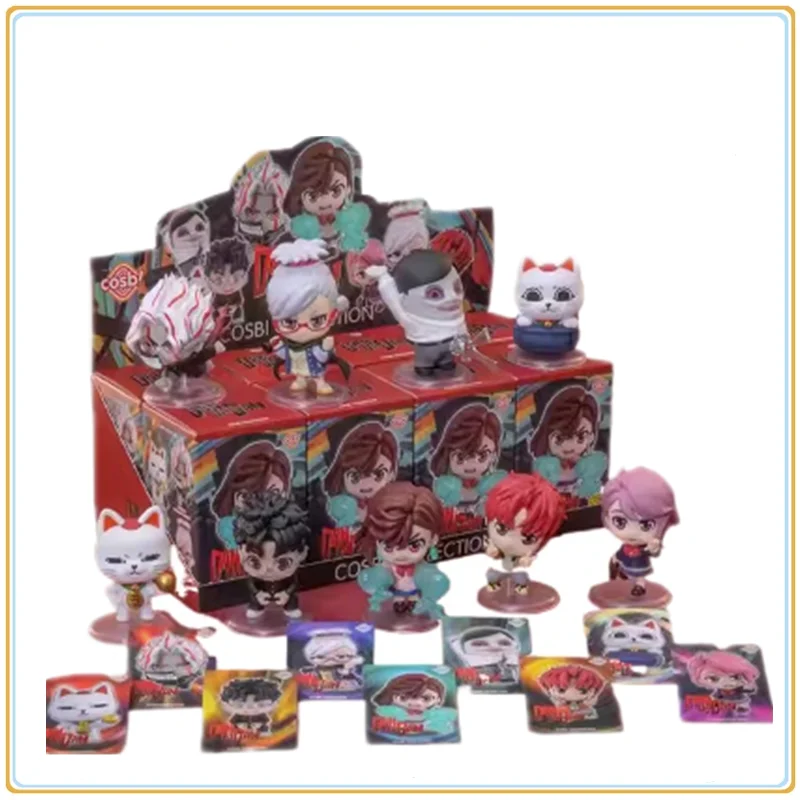 

В наличии оригинальная слепая коробка BANDAI DAN DA DAN, мини-кукла, коллекция моделей персонажей аниме, украшение для рабочего стола, игрушки, подарки