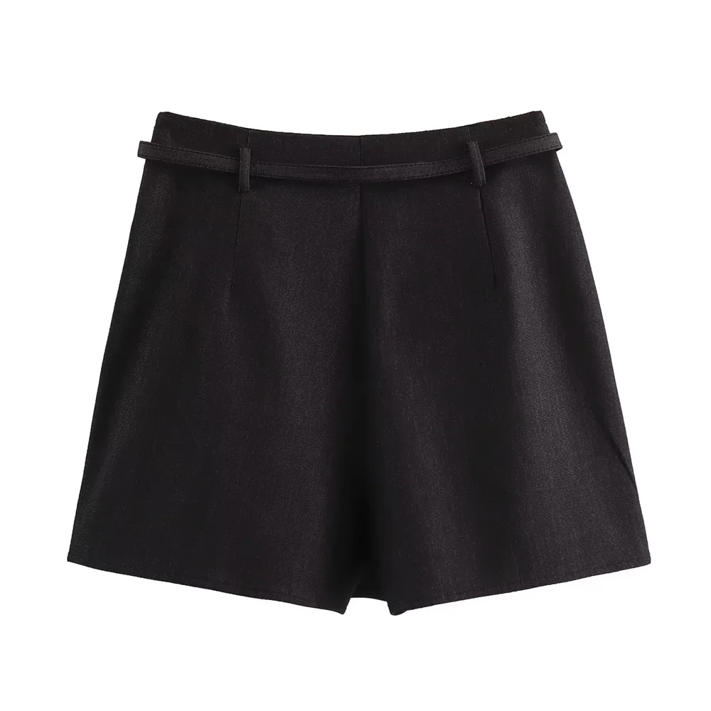 2024ZAR primavera/estate vendita calda nuovo cappotto corto Versatile da donna con spalline gonna a vita alta