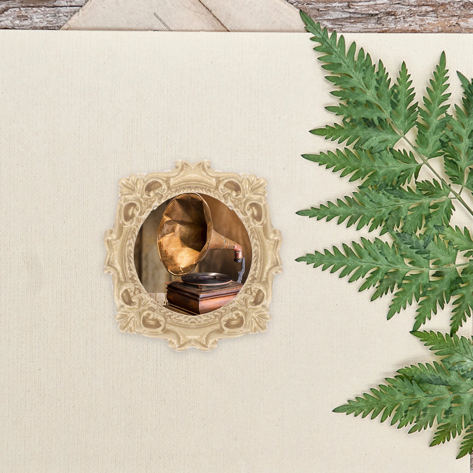 

10Pcs Compact Photo Frame Resin Photo Frame Adornment for Mini House Decor DIY Home Wall Decorations Tiny Display Props