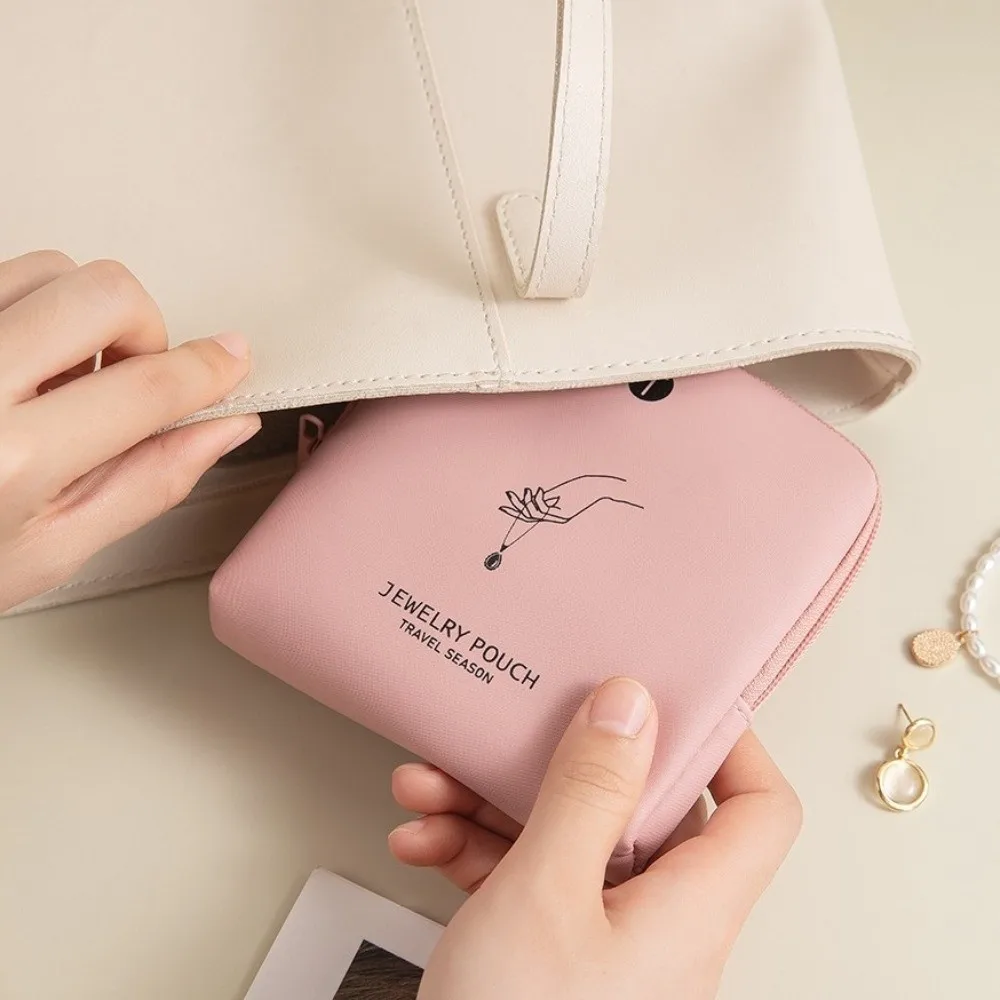 

Multi-layer Jewelry Storage Bag Multifunctional Jewelry Display Zipper Jewelry Bag Bracelet Waterproof Jewelry Organizer Gift