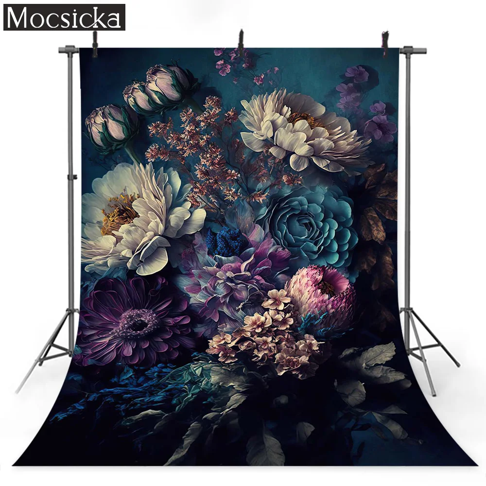 

Photography Backdrops Vintage Flowers Vintage Floral Backgrounds Photography Accessories Adult Portrait Photos Studio Props