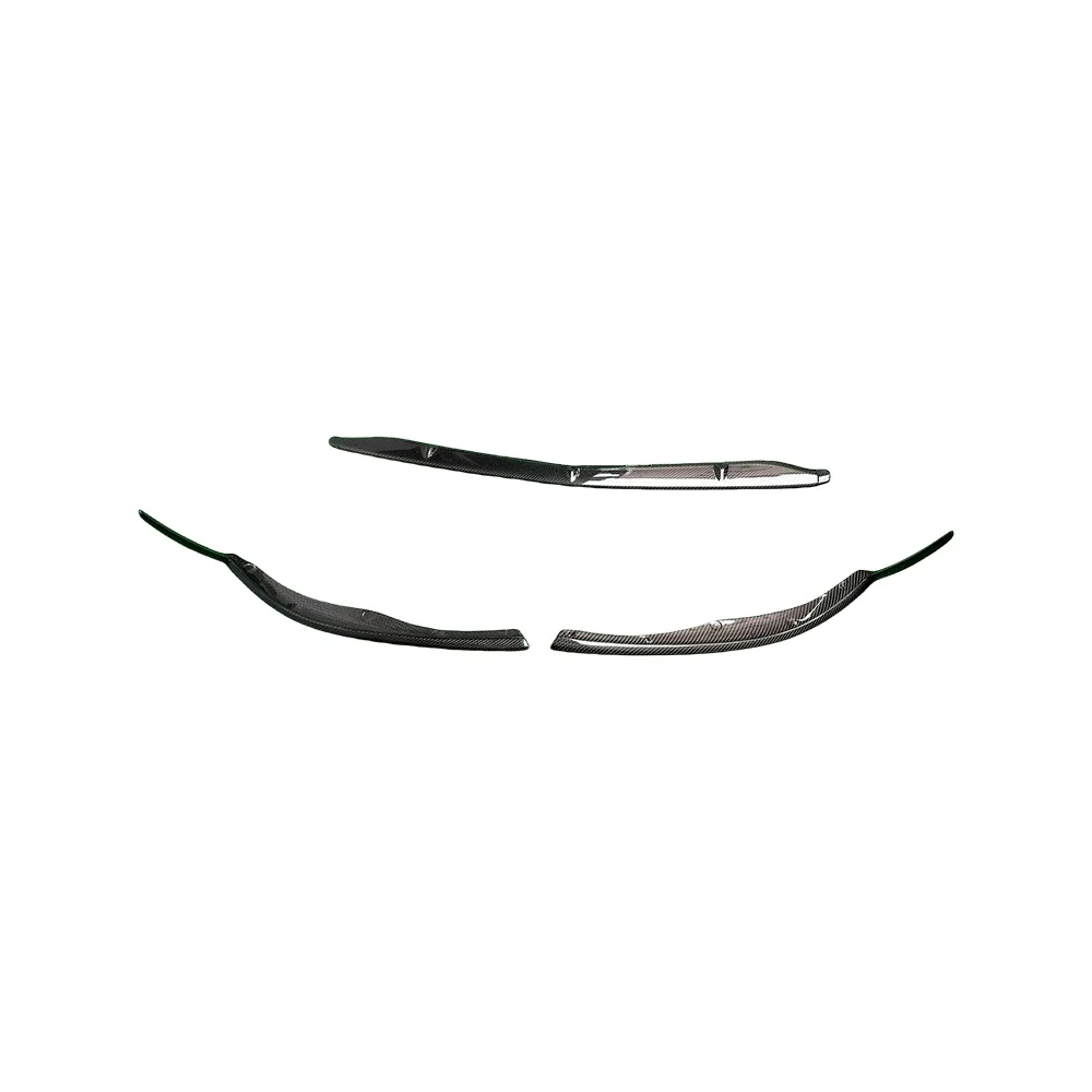 W205 C63 Coupe Carbon Fiber ED1 Style Front Lip Front Bumper Lip Front Separator For Mercedes Benz W205 C63 AMG Coupe view 3