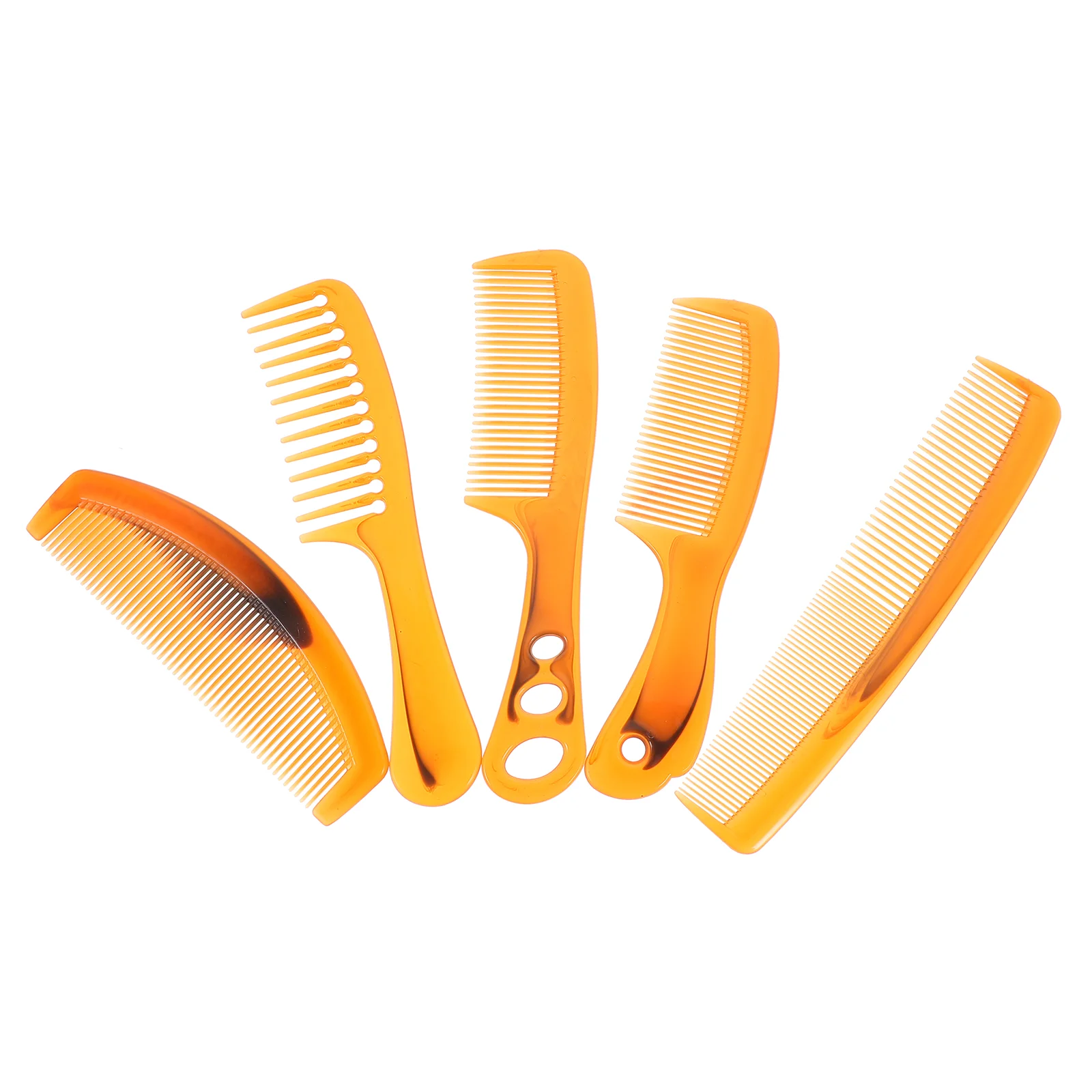 

5 Pcs Massage Comb Hairbrush Curly Tooth Combs for Women Big Teeth