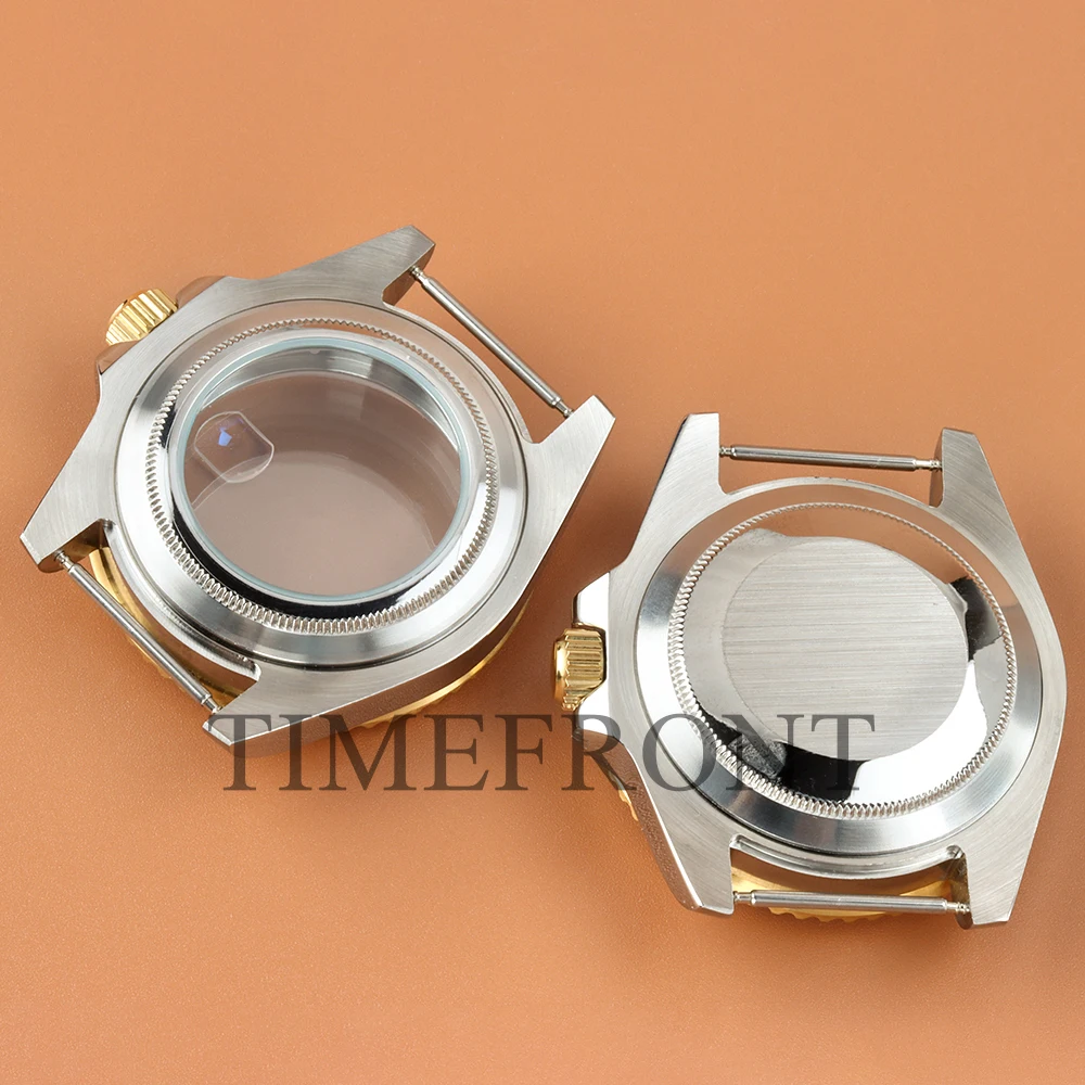 Hight-Quality NH35 40mm Watch Case Saphhire Glass Fit GMT SUB NH34 NH35 NH36 NH38 Movement 28.5mm Dial 316L Stainless Steel