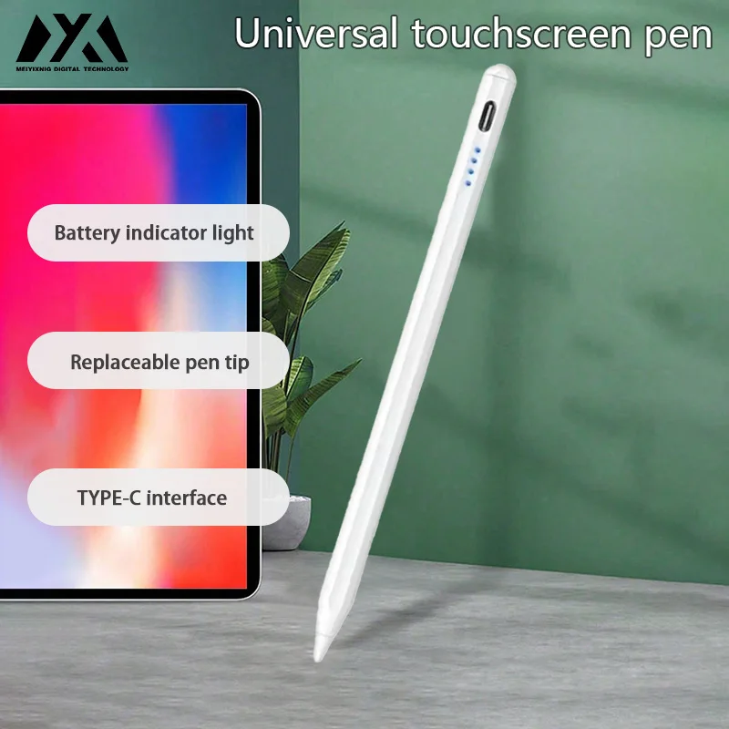 

Universal Stylus For Android Ios Windows Ipad Pencil With Magnetic Adsorption Tablet Accessory For Huawei Xiaomi Samsung Pencil