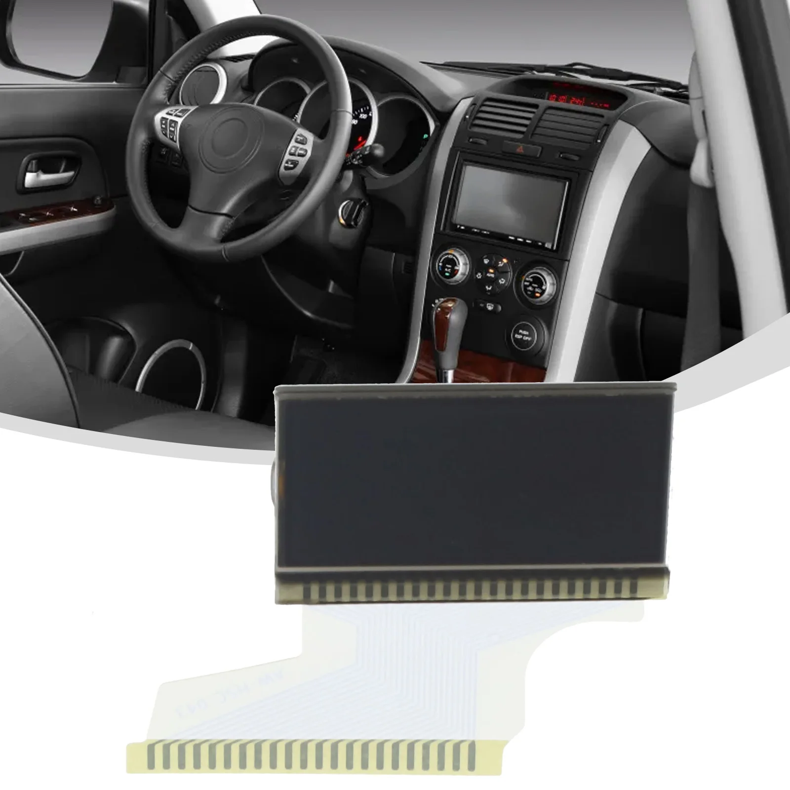 Replacement LCD Display LCD Display Black For Combo/Corsa/Meriva/Tigra Practical To Use Brand New High Quality