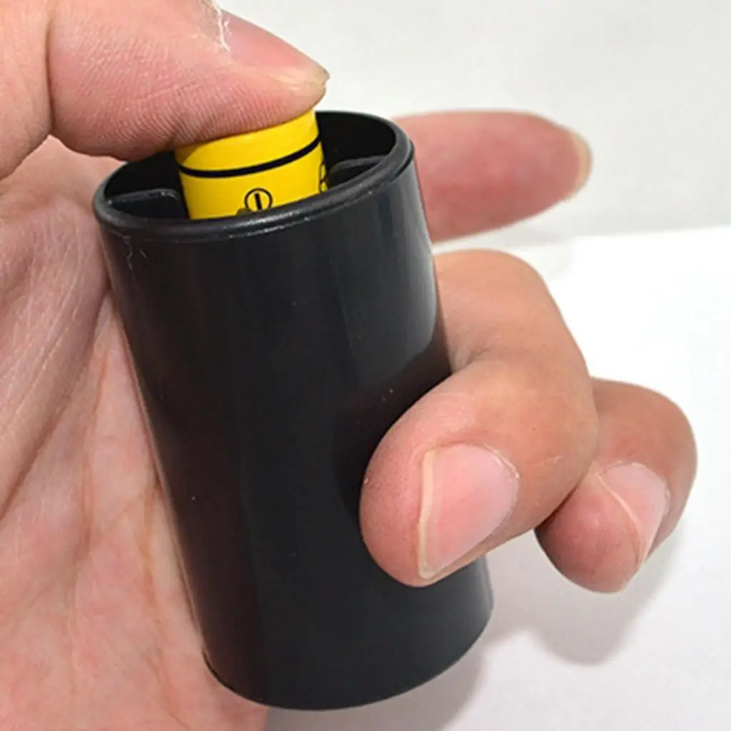 Battery AA to D Size Converter Holder Switcher Case Box Plastic Black