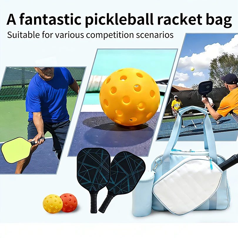 Oxford High-Quality Racket Bag Sports Fitness Bag Large Capacity Handheld Travel Bag Men Women Badminton Racket Storage Bag