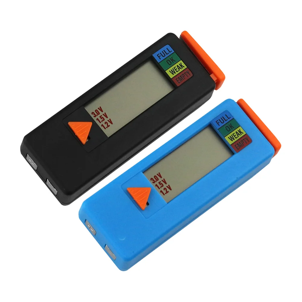 Battery Testing Lightweight Portable Battery Tool Battery Power Detector Color-coded Status Indicators Lightweight Design