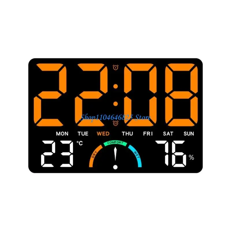 

Digital Thermometers Hygrometer Weather Stations Clock With Week Alarm Clock And Voice Control