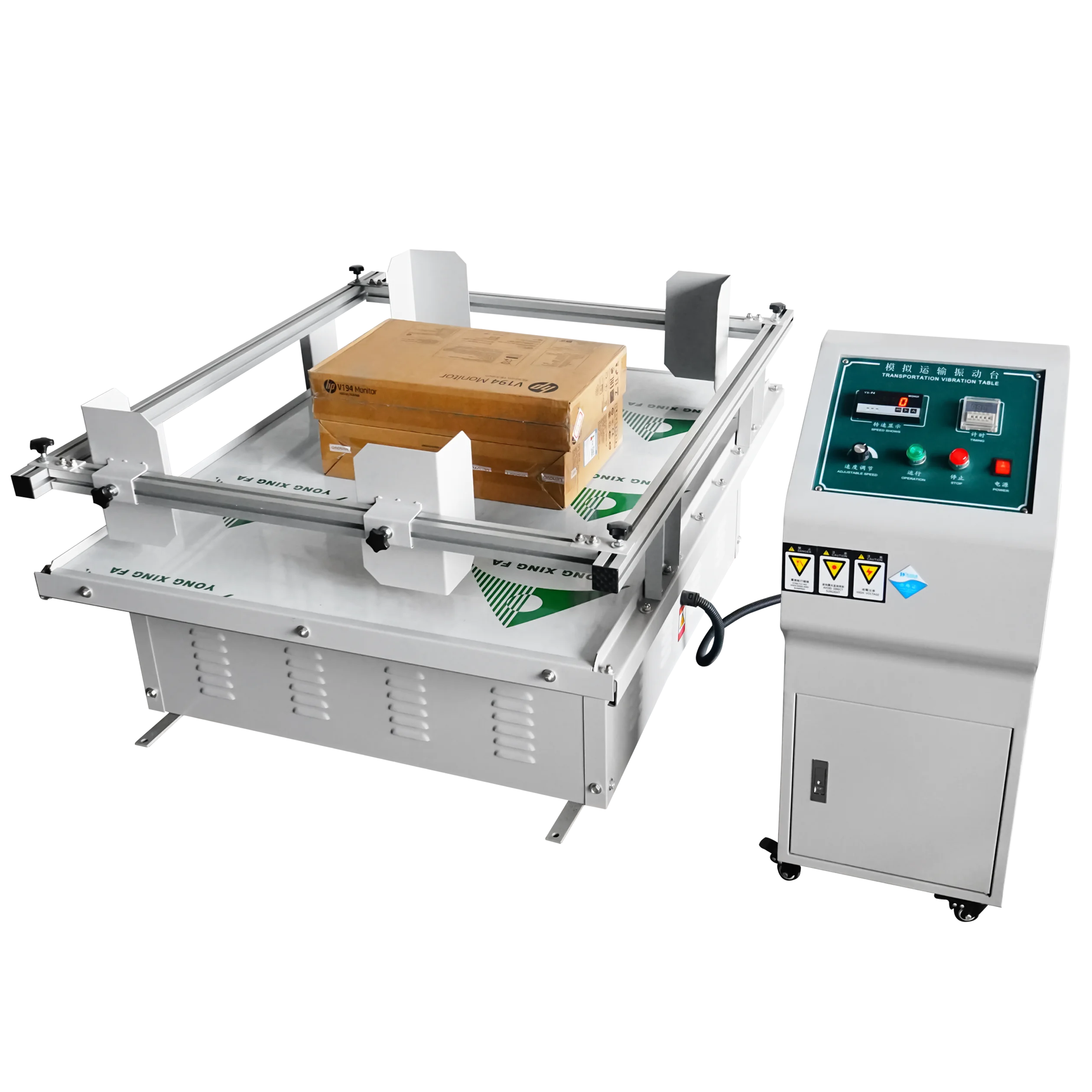 Packaging Carton Box Simulated Transport Vibration Test Table Simulator Machine Equipment