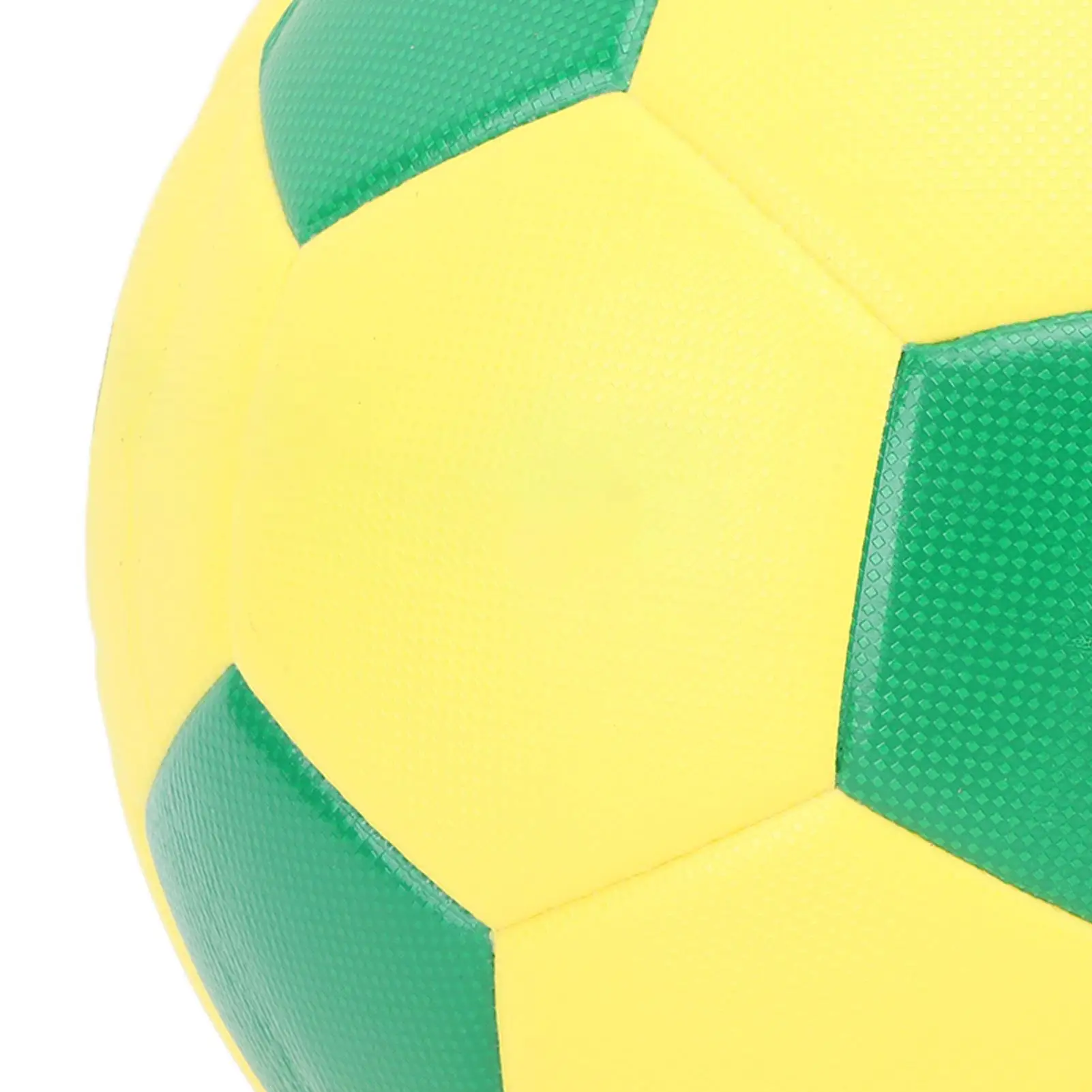 Size 5 Waterproof Teen Soccer Ball - Yellow & Green, Leak-Proof Sports Gift for adults & Exams