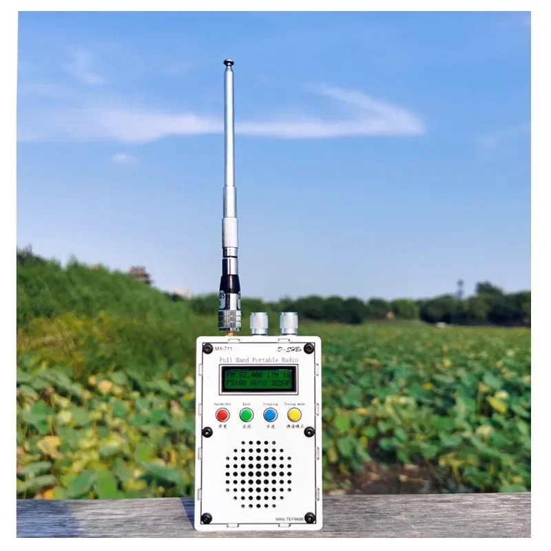 

MX711 Mini TEF6686 Full Band FM/MW/HF/LW Radio Receiver + FM FMDX Antenna +2500mAh battery