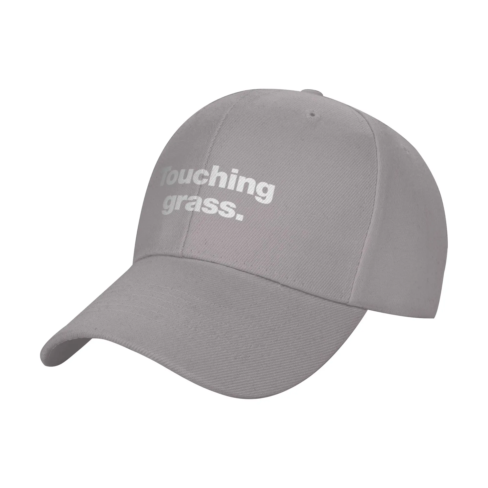 Hot Sale Touching grass  Baseball Cap  Adjustable Women Hat  Street Photoshoot Women Hat