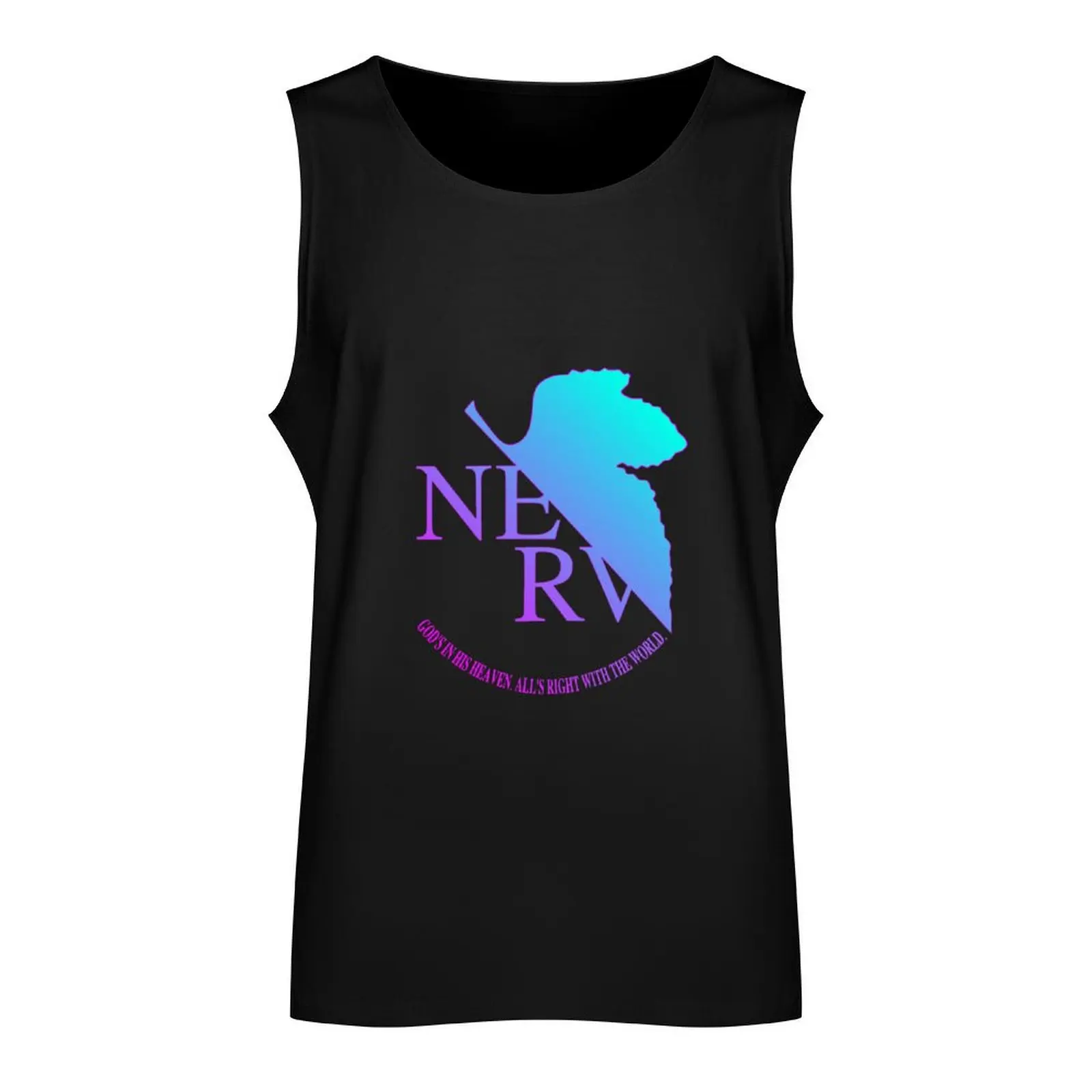 NERV Logo - aesthetic Tank Top Men's summer t-shirt bodybuilding t-shirt fashion 2025 man