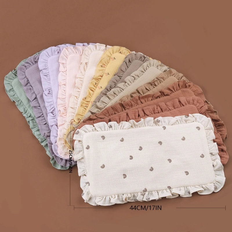 Cotton Gauze Kerchief Bib Newborn Face Towel Wash Burp Cloth Neck Scarf Pillow Cover Absorbent Boys Girls Handkerchief