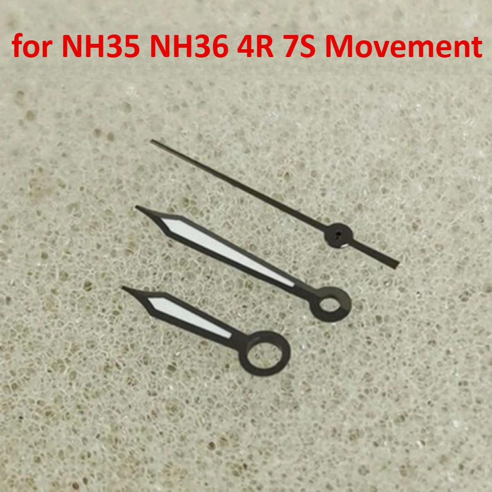 

For NH35A Watch Hands Green Luminous Black Hand Pointers for NH35 NH36 4R 7S Movement Watch Modification Parts