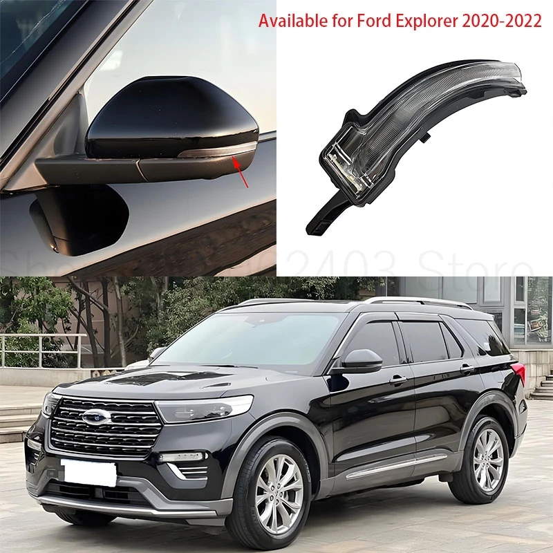 

Applicable to Ford Explorer rearview mirror turn signal lamp side light reflector light 20-22 car gadgets