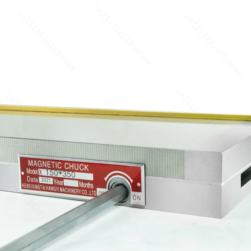 70*150mm Dense Brass Pole Permanent Magnetic Chuck Flat Workholding Plate For CNC Grinder Machining