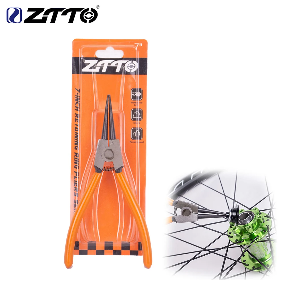 ZTTO Hub End Cap remove Tool Reverse Tongs Tight Side Caps Extractor QR thru axle Compatible 5mm 10mm 12mm 15mm Circlip Plier