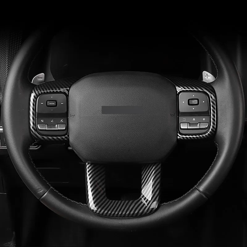 Vtear غطاء عجلة قيادة السيارة السيارات المضادة للخدش زخرفة الديكور الداخلي اكسسوارات المنتجات ل Haval H7 H-Dog 2024 #3