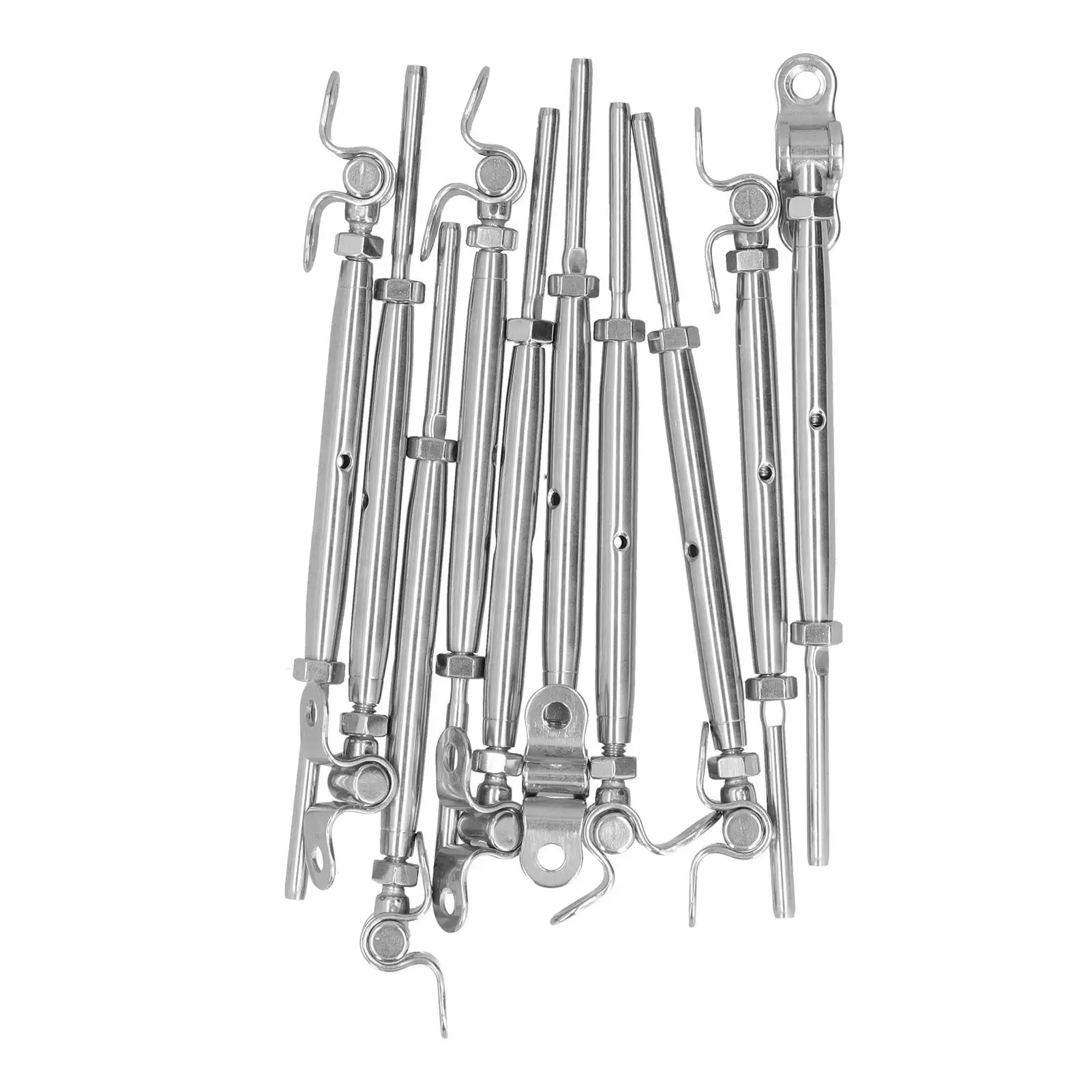 Stainless Steel Cable Railing Hardware Kit - Corrosion-Resistant, High Tensile Strength for deck Railings