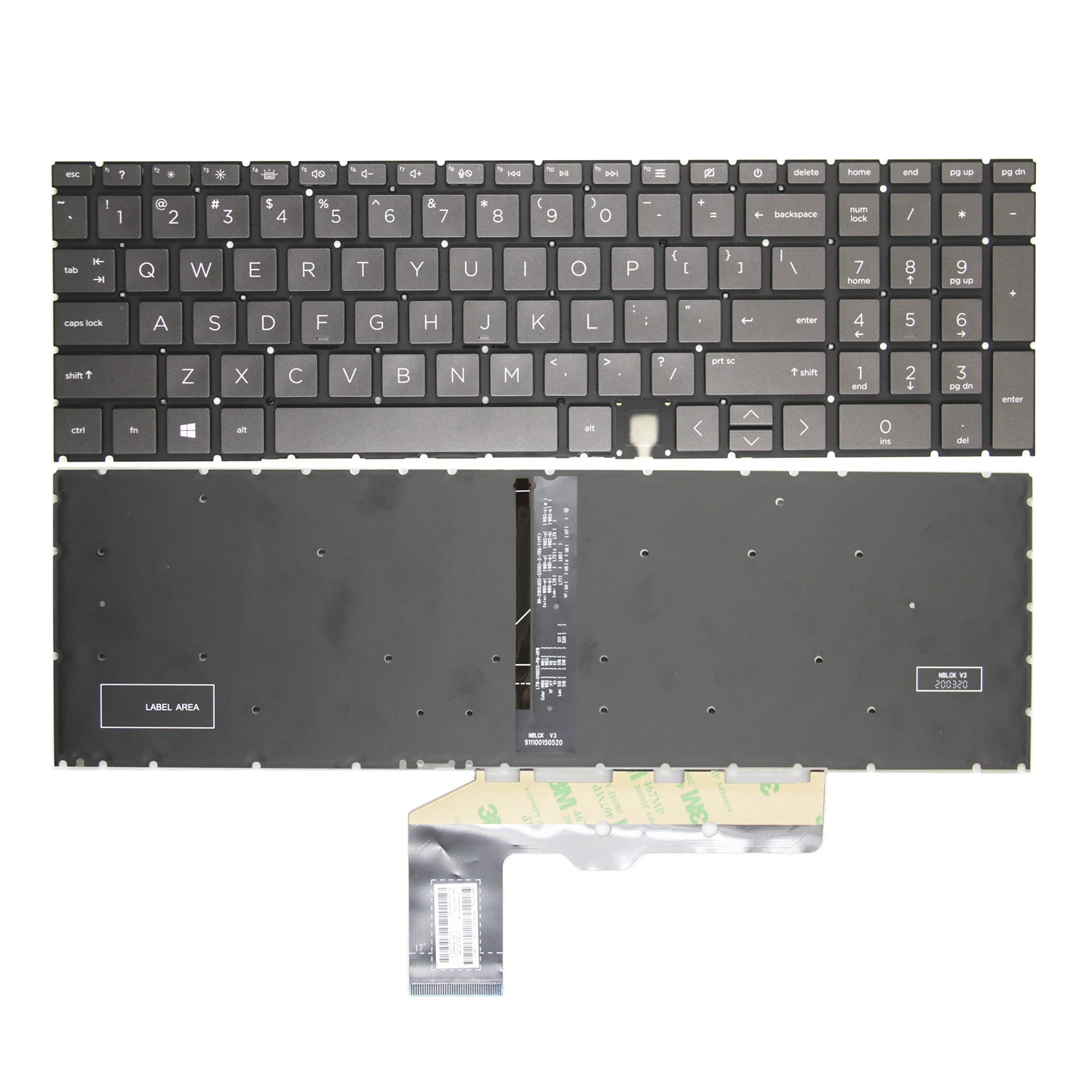 100%New ​Brand Original US For HP ENVY X360 15-ED 15-AG 15-EE 15M-EE 15M-ED TPN-C149 English Laptop Keyboard