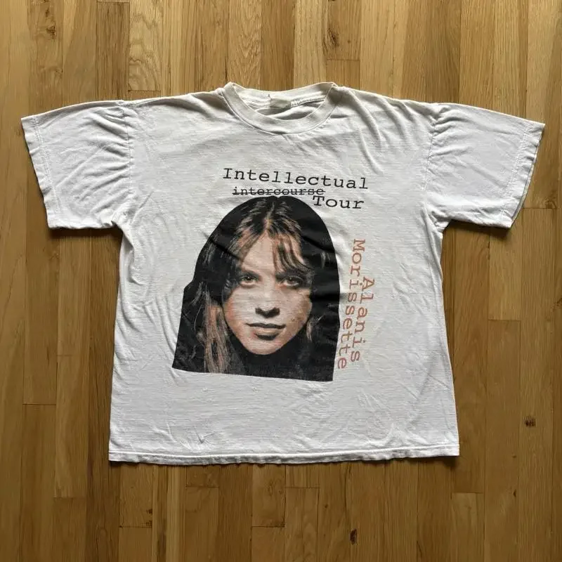 Vintage 90s Alanis Morissette Intellectual Intercourse Tour ConcerT T Shirt XL
