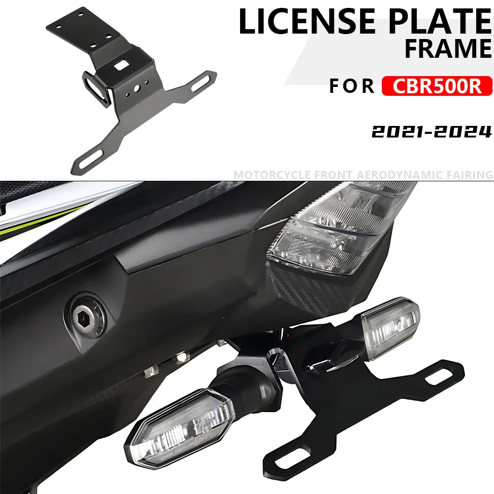 

FOR HONDA CBR500R 2021-2024 Motorcycle Tail Tidy Fender Eliminator Registration License Plate Holder