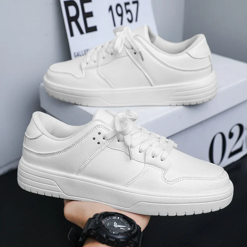 

Men Skateboard Shoes Casual Shoes for Men Comfortable White Sneakers Lightweight Walking Women Shoes Tenis Plus Size 39-47