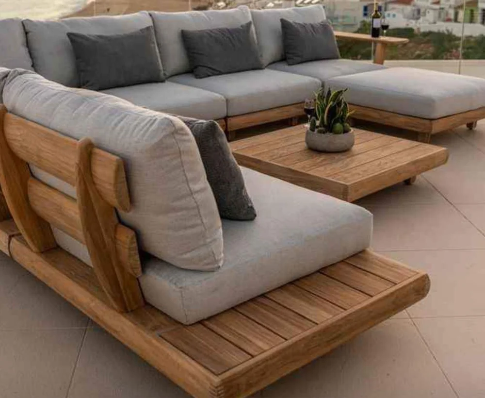 Garden Furniture Outdoor Lounge Patio Sectional Sofa Set Modular Cushion Couch Outdoor Furniture Sofa Set