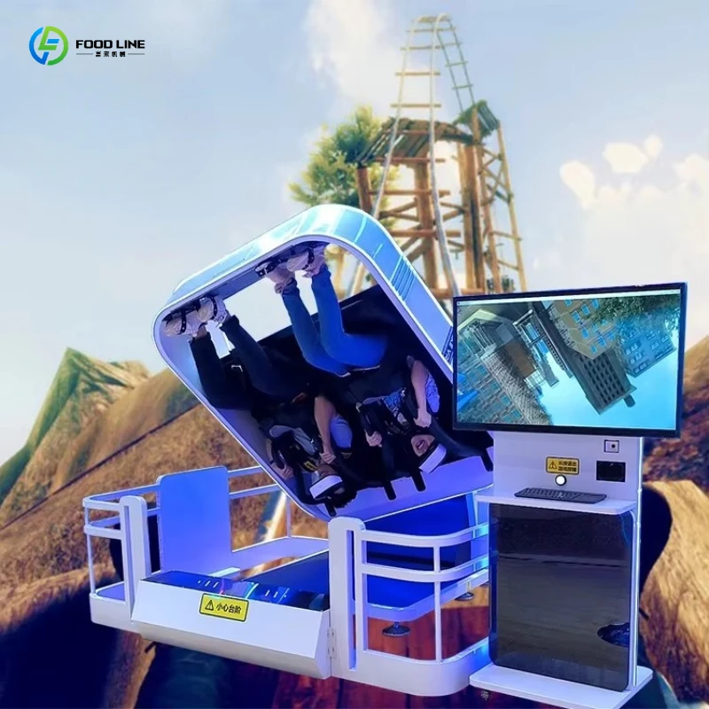 FL 9D VR Plane Simulator, 360° Rotating Youngsters Action Game, Interactive Adventure for Indoor Playground