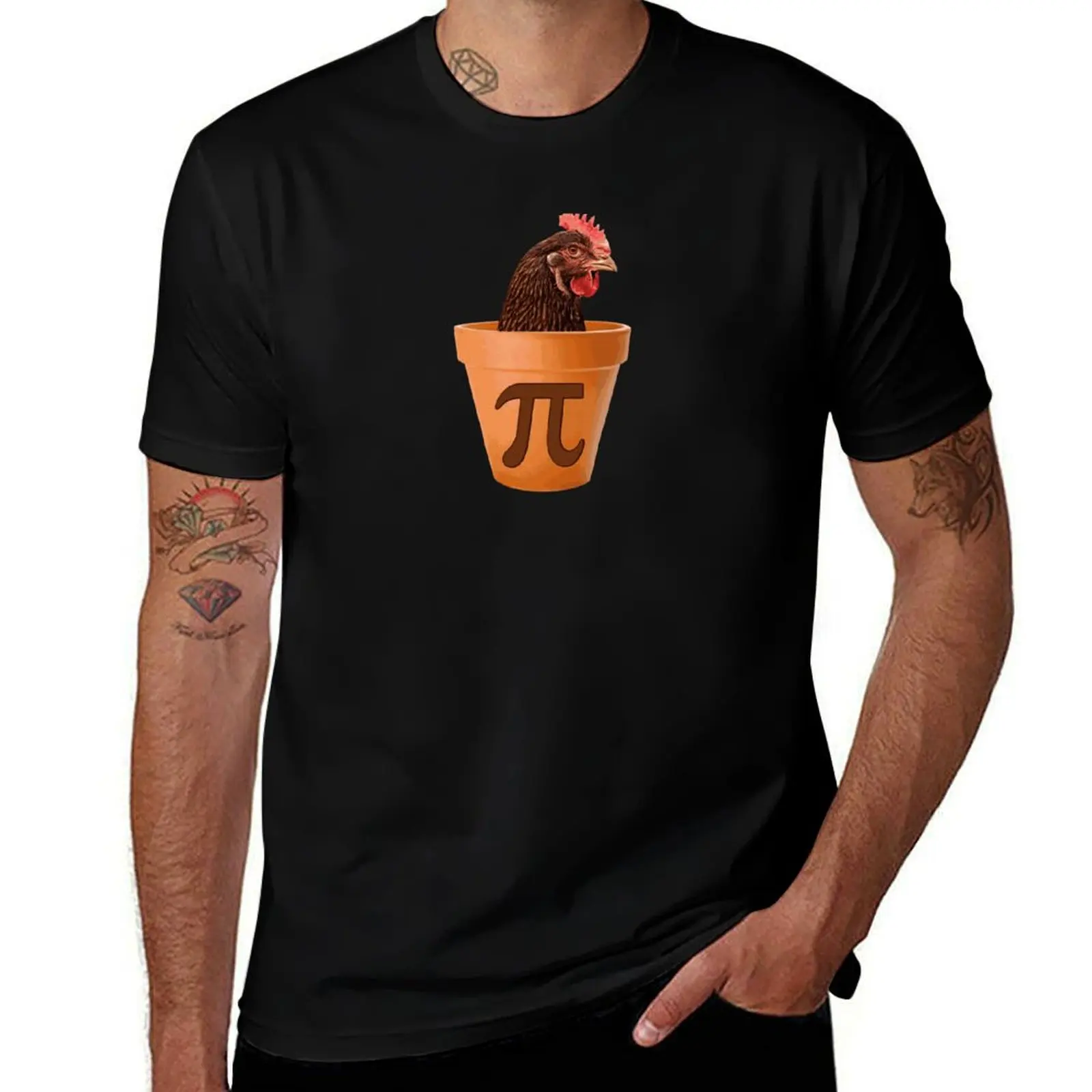 Chicken Pot Pi T-Shirt t shirts cotton 100% T-Shirt
