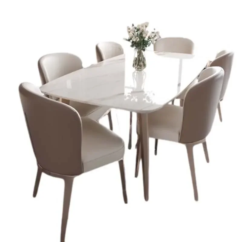 

Italian European Dining Table Rectangular Wooden Design Luxury Table Restaurant Modern Mesa Comedor
