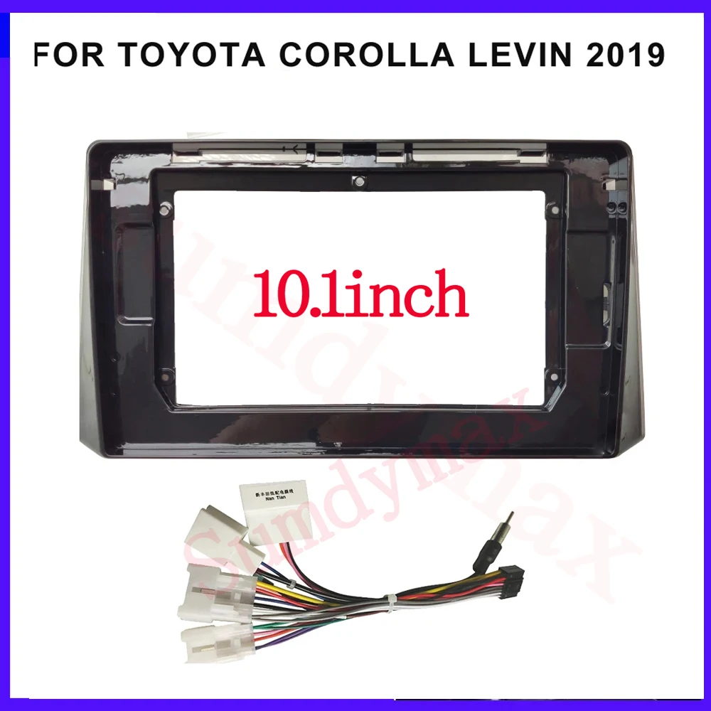 

10.1" Car Radio Frame for TOYOTA Corolla Levin 2019 Android Audio GPS Navigation Fascia Dash Installation Trim kit Stereo