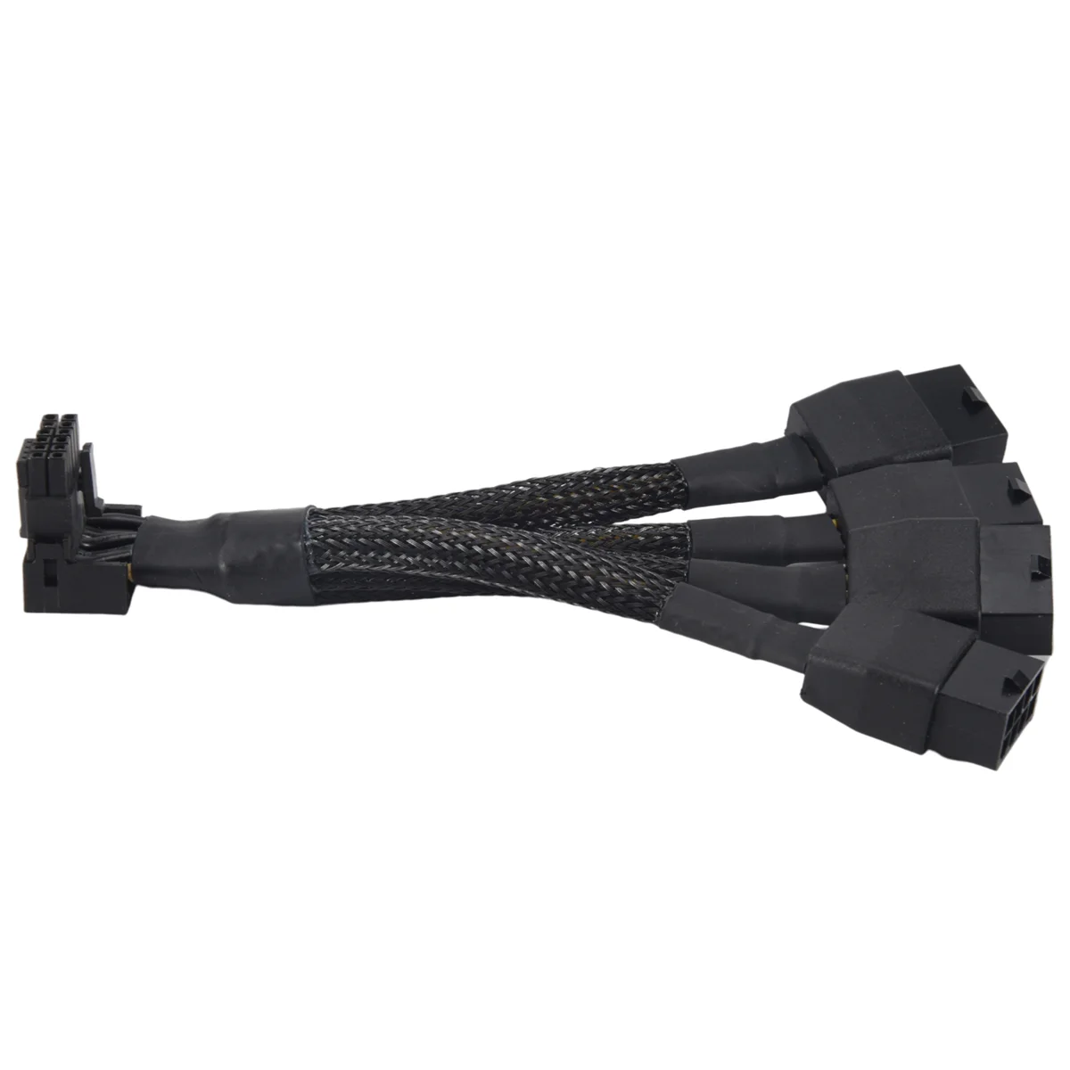 4X8Pin PCI-E до 16Pin(12 + 4) PCI-E 5,0 12vhpwr Коннектор с 90-градусным локтевой кабель GPU RTX4090 RTX4080 серия P8X4 до 16PIN-B