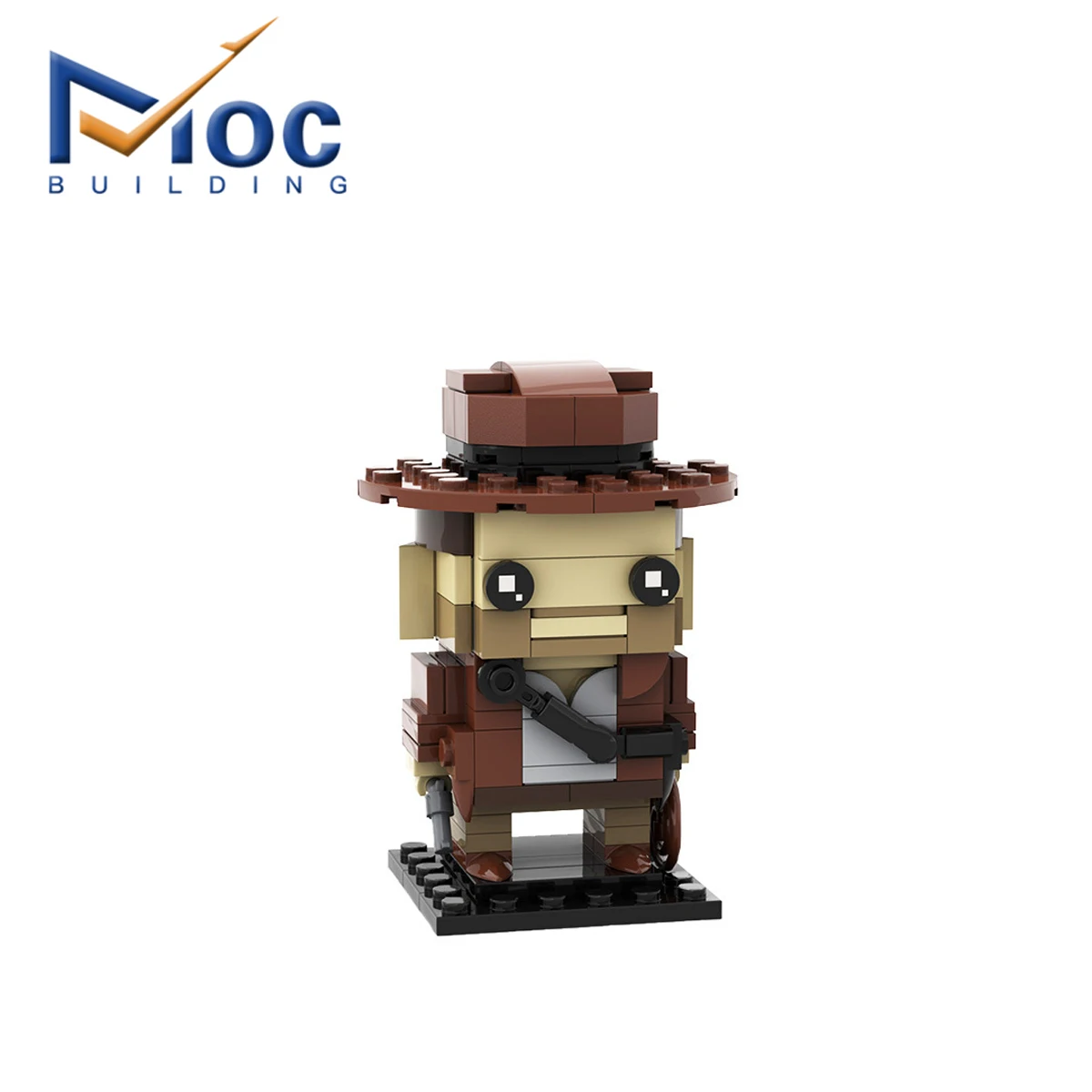 Modello di film di personaggi dei cartoni animati da cowboy Assemblaggio MOC Giocattolo creativo fai-da-te, una scelta regalo eccellente per i giovani appassionati di blocchi.