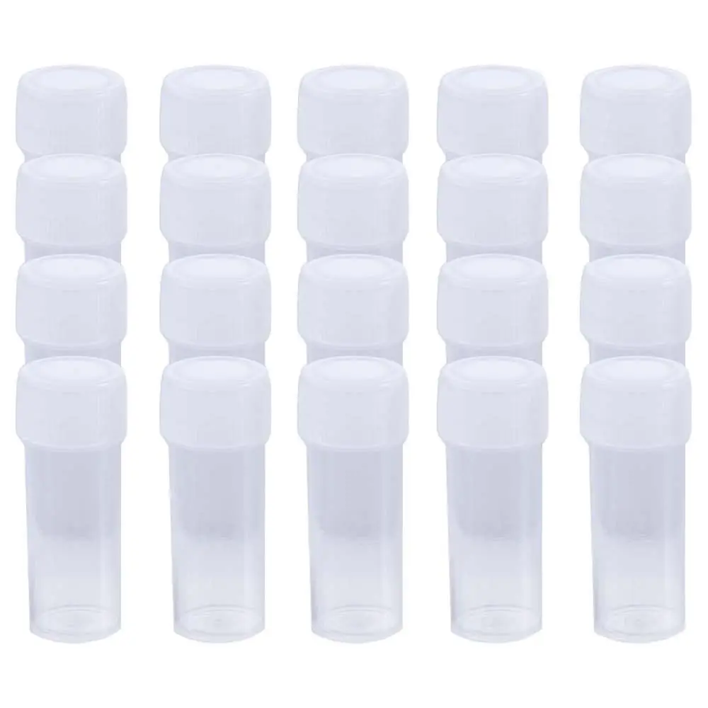 Packing Bottles Mini Liquid Container Translucent Test Tubes Vials Sample Bottle Powder Container Vials Storage Container