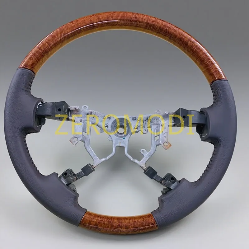 Wood Steering Wheel For Toyota Land Cruiser LC200 2008-15