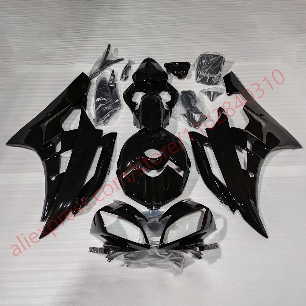 

YZF R6 2006 2007 Новый стильный комплект обтекателей для Yamaha YZF R6 06 07, обтекатели из АБС-пластика для мотоцикла, комплект панелей кузова, полная крышка бака, черный