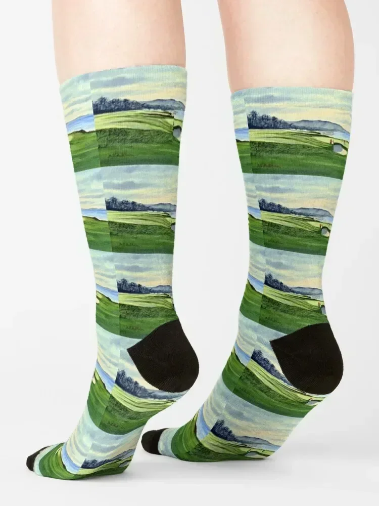 Chaussettes Pebble Beach 9th Hole pour hommes et femmes, nouveautés, anti-ald