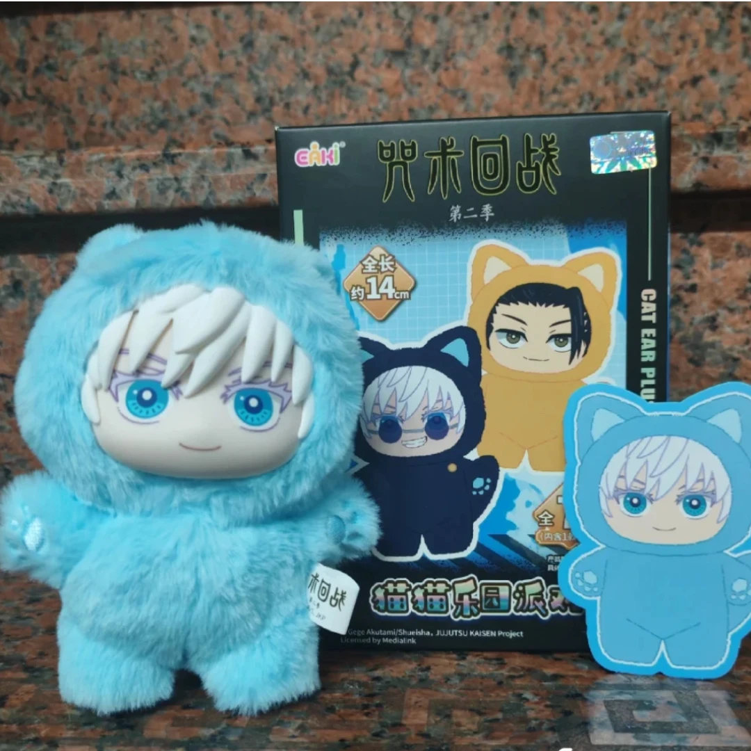 

Подлинная плюшевая серия с кошачьими ушками Jujutsu Kaisen 2, популярный очаровательный стол Buddy, подарок, готовый очаровательный стол Buddy, полностью очаровательный стол Buddy