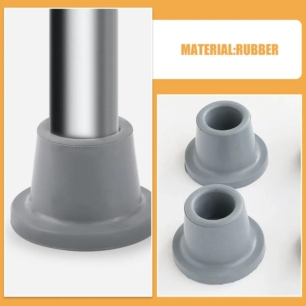16Pcs Shower Chair Replacement Feet Non-Slip Rubber Tips Heavy Duty Bath Seat Leg Caps for Shower Stool Stability Safety