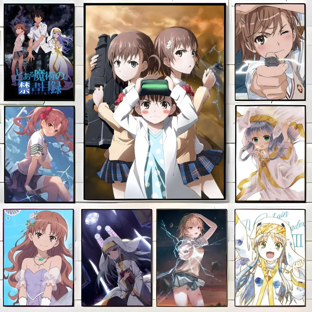 Powerful Superpower Anime A-A Certain Magical Index Poster Wall Art Print Decorative Mural Home Decor Gift Unframed