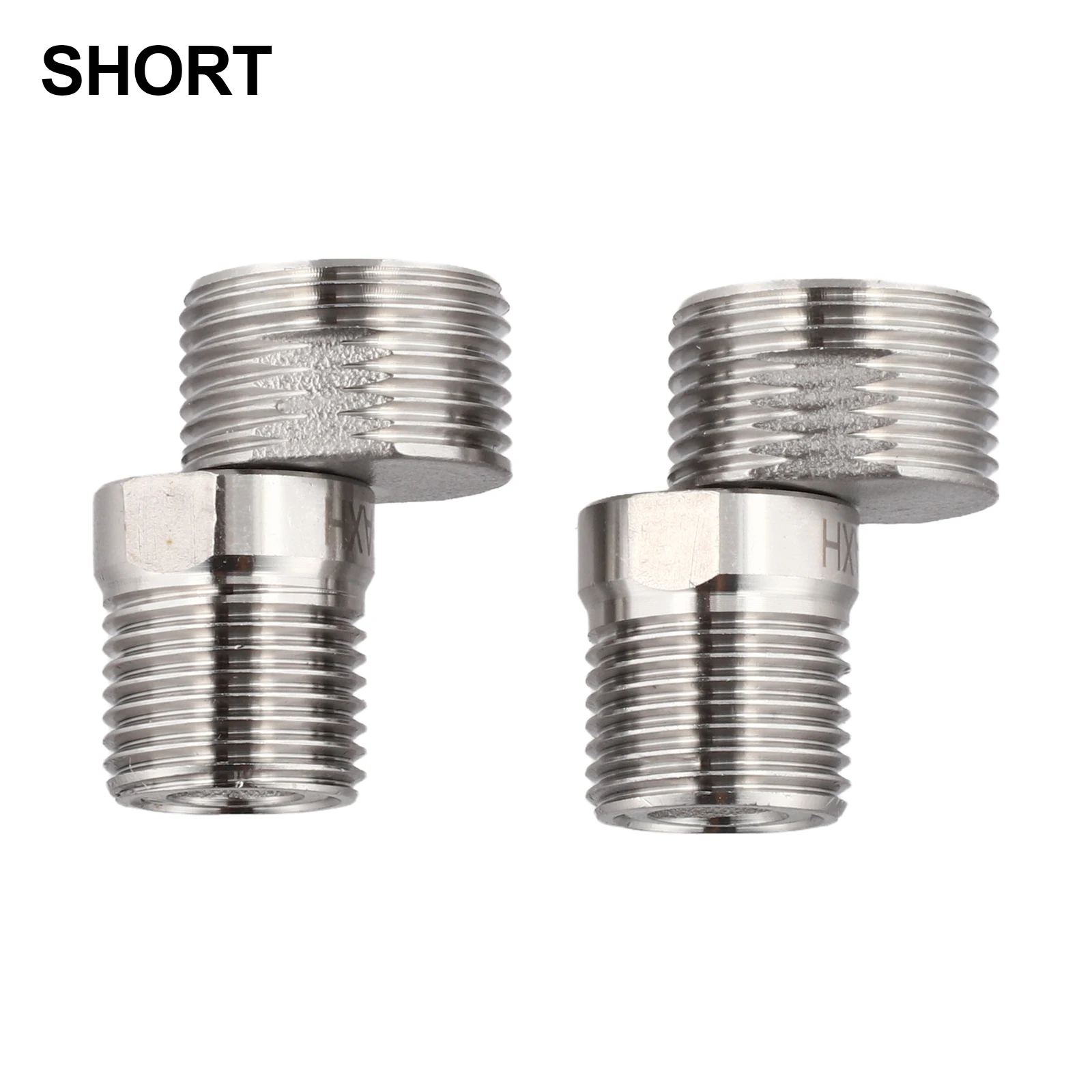 2PCS 360° Adjustable Shower Faucet Telescopic Angle Bathroom Eccentric Screw Shower Angle Adapters Bathroom Fixture Parts