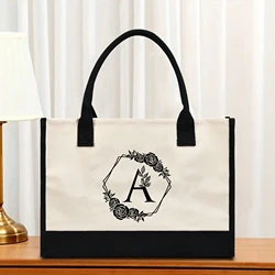 Tote bag shopping bag grande capacità nuovo modello di lettere di design adatto per uomini e donne